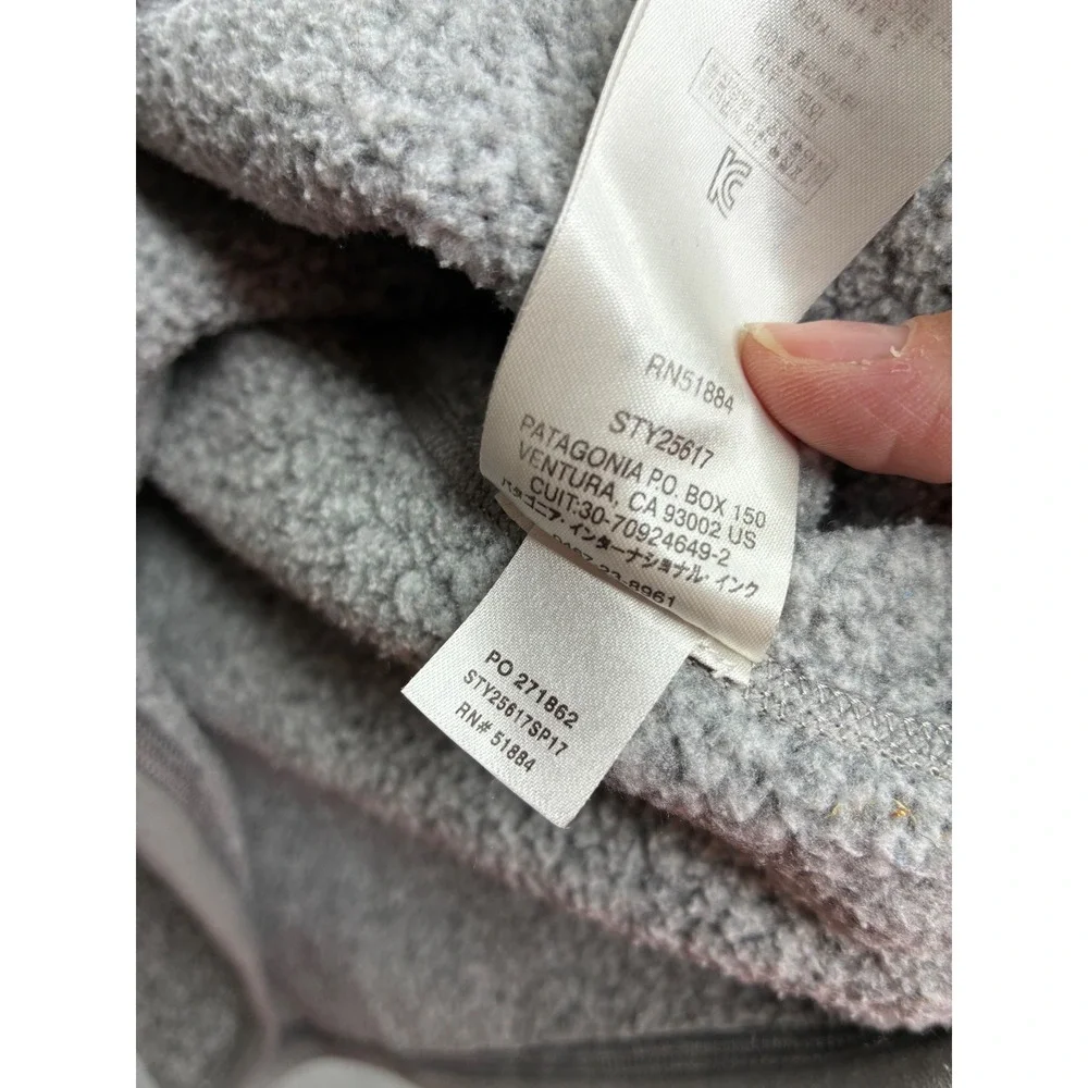 Patagonia Better Sweater 1/4 Zip Pullover Gray Heather 25617 Mens Medium